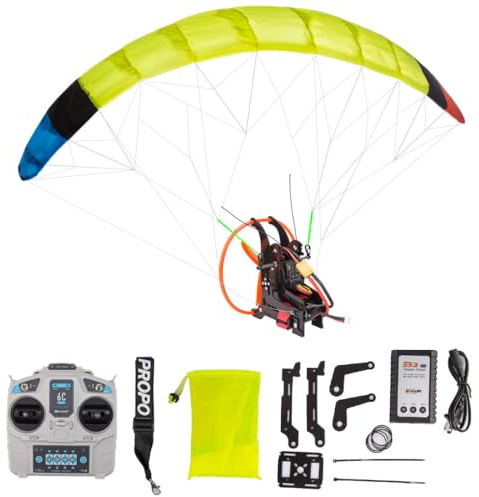 ExploTex 2,4G RC-Stunt-Mini-Gleitschirmmodell, Gleitschirm-Spielzeug für Stuntflüge in Großer Höhe, Geeignet Als Geschenk für Gleitschirmflieger-Enthusiasten (RTF-Version)