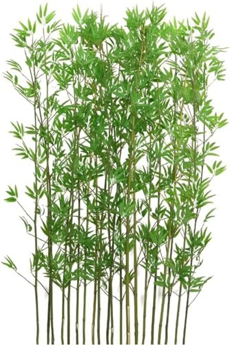 Brise-Vue en Bambou Artificiel – Décoration réaliste en Imitation Bambou for l'intérieur et l'extérieur(1m Tall 20 Pack)