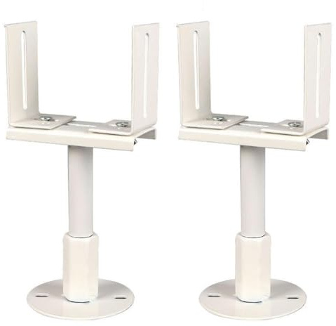 Opatiny 2 staffe regolabili in alluminio per radiatore, design elegante e facile installazione