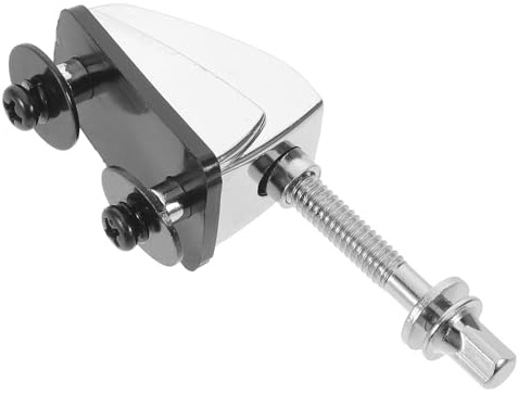 ibasenice Schlagzeugteile Einseitige Trommelböckchen aus Verchromtem Metall für Snare-drum-hardware mit Spannschrauben zur Befestigung Geeignet für Bassdrum-zubehör und Trommelhalterungen