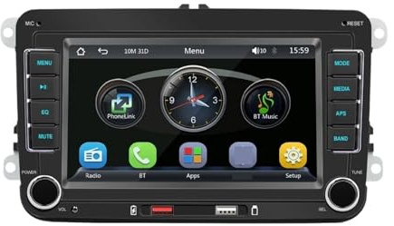 Gioco in auto Per VW 7 2 Din HD Car Media Video RDS Airplay Radio Wireless CarPlay(F9070W)