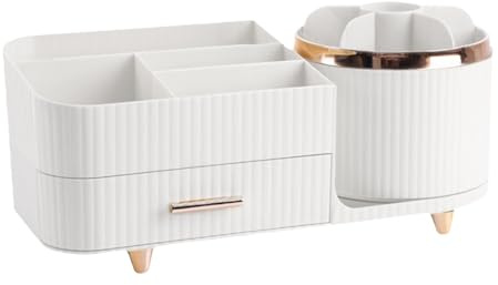 Tour pour Organisateur cosmétique - Support pivotant Le Style, tiroirs de | rangement compacts, | Solution de rangement pour le maquillage des soins de la peau, brillant à lèvres, fard à paupières