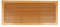 MS Beschläge® - Rejilla de ventilación para puerta (plástico, 290 x 125 mm), color haya