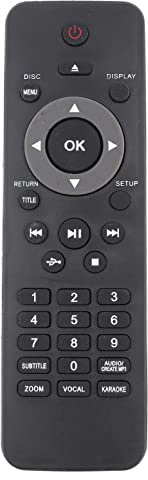 Mando a distancia original de TV para reproductor de DVD, Mando universal de control remoto de TV de repuesto para DVP5982C1 / 37B DVP3350K DVP3386K DVP3310K.