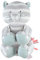 Noukie's - Plüsch für Kinder - Kleines Kuscheltier Milo - Schmusetuch Bio-Baumwolle - Größe für Kinder geeignet (25 cm)