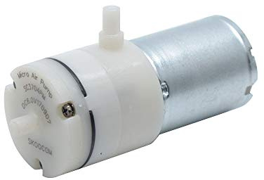 Eilumduo - Micro pompa a vuoto DC 6 V, mini pompa elettrica per pompaggio ad aria per strumento di trattamento e serbatoio di ossigeno per acquario, 1,5 l, 3,2 l, minuto
