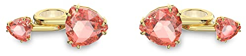 Swarovski Millenia Schmuck für Ohrhörer, Vergoldete Schmuckstücke mit Roten Kristallen für die Airpods der 2. Generation