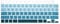 WYGCH Stylish Keyboard Cover Silicone Protective Skin Keyboard Protector for MacBook 2025-2021 Pro 14 16 M4 M3 M2 M1 Pro Max Chip,MacBook Air 15 13.6 M4 M3 M2 Chip A3240 A3241,Gradient Green