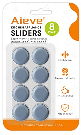 AIEVE 8 deslizadores de electrodomésticos para aparatos de cocina, motores de electrodomésticos de cocina, olla a presión, licuadoras/tostadoras (bricolaje)