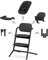 CYBEX Gold LEMO Hochstuhl 4in1-Set, Mitwachsend, 0 - 99 Jahre, Ab Geburt, Inkl. Bouncer Nest, Baby-Set, Snack Tray, Neugeboreneneinlage und Adapter-Set, Buchenholz/Aluminium/Kunststoff, Stunning Black
