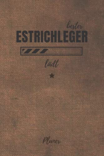 bester Estrichleger lädt Planer: für die Ausbildung o. Weiterbildung | Perfekt für Männer, die Estrich legen können | Ausbildungsbeginn Geschenk