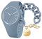 Ice Glam Brushed - Artic Blue - Medium - 3H + Jewellery - Chain Bracelet - Artic Blue
