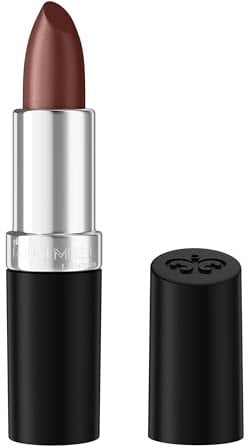 Rimmel London | Lasting Finish Satin lipstick | Tono 902 frosted burgundy | Barra de labios | larga duración | 4 gr