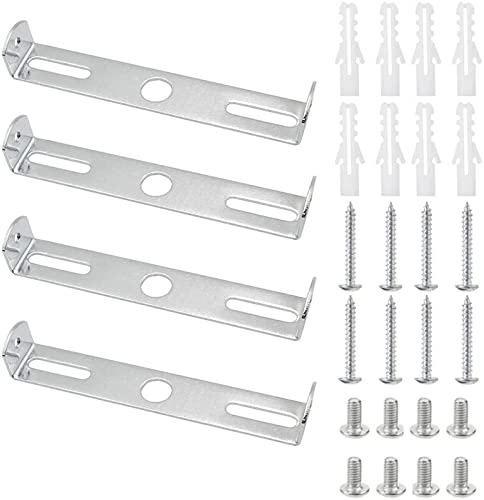 4 Pezzi Accessorio Supporto per lampada a sospensione, Accessorio Supporto per lampada a sospensione, Staffa per plafoniera, Staffa di Fissaggio 105mm con Viti Soffitto Staffa per l'ufficio a Casa