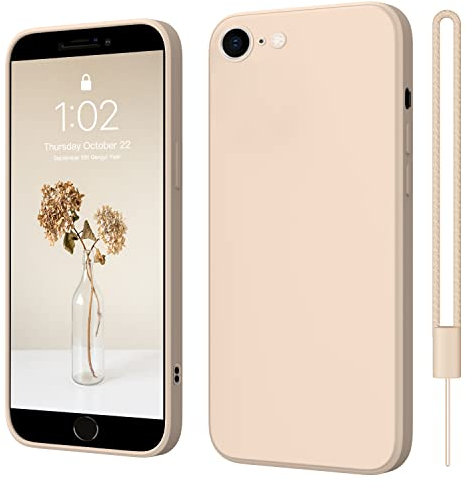 ElestBela iPhone 7/8 Hülle, iPhone SE 2022 Hülle, iPhone SE 2020 Hülle, Hanyhülle iPhone 7/8 Case Dünn Slim mit Microfiber, Kratzfeste Rundumschutz Schutzhülle Hülle für iPhone SE 2/7/8 Dunkel Grün