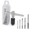Juego de Grifos de Tornillo de Máquina - DEANKEJI Silver Carbon Steel Machos Roscados con Llave Ajustable - Machos y Terrajas Professional, Tap Wrench Screws M3-M8