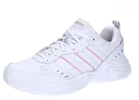 adidas Mujer Strutter Shoes, Cloud white/Cloud white/bliss pink, 38 2/3 EU