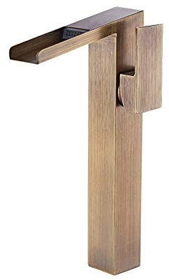 Wasserhahn Wasserhahn Wasserfall Waschbecken Waschbecken Mischbatterie Modern Badezimmer Hebel Wasserhahn / 31 cm Geschenk