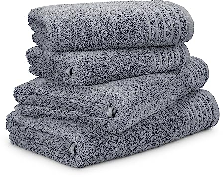 Möve Handtuchset New Classic 4-TLG Handtücher - 2X 50x100cm + 2X 67x140cm, 100% Baumwolle,