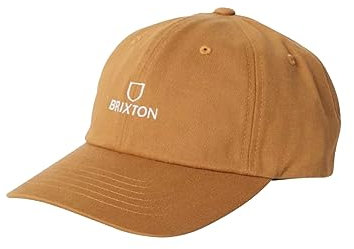 Brixton Alpha Low Profile Cap - Golden Brown Vintage Wash - One Size
