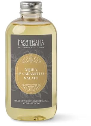 Nasoterapia Ricarica per diffusore Bastoncini Mirra e Caramello Salato 250ml