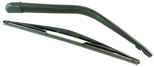 Brazo limpiaparabrisas trasero compatible para Kangoo 1, Trafic 2, Primastar, Vivaro A (1997-2014) con escobilla trasera (parabrisas trasero)