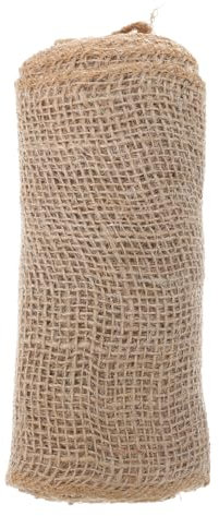 Kisangel 1 Roll of Burlap Tree Wrap Breathable Mesh Plant Shelter Cold-proof Trunk Protection Wrap (20 * 300cm)