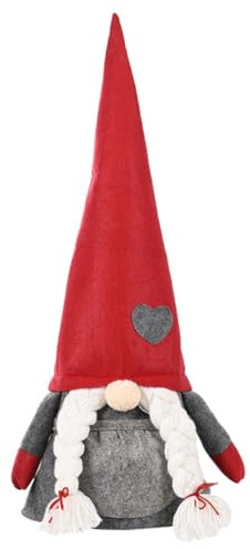 BUGUUYO Weihnachtsbaum Dekoration GNOME Baumspitze Christbaum Ornament Deko Für Festliche Anlässe Aus Hochwertigem Non-Woven Und Langlebig Und Vielseitig Einsetzbar