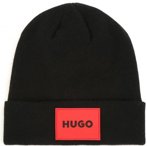 Hugo Mützen Schwarz G51005 09B, Schwarz , M