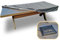 Lountex - Gartentisch Abdeckung winterfest 210x100x15 cm | Schutzhülle aus Hochwertigem Verbundmaterial - 100% Wasserdicht, extrem Reißfest, Atmungsaktiv, UV-Beständig - grau