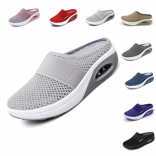 Zapatos para Caminar ortopédicos para diabéticos Zapatos para Caminar sin Cordones de Aire para Mujer Sandalias para Mujer