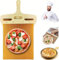 Sonhomay Sliding Pizza Peel Non-Stick Wooden Sliding Pizza Shovel with Handle for Easy Transfer Pizza Bread Pastries