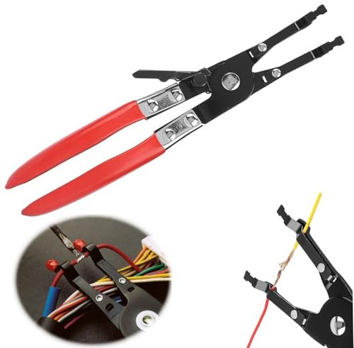 Pinza Per Saldatura In Metallo, Pinze Per Saldatura Cavi Auto In Metallo, Pinze Saldanti A Pinza Multifunzione Per Saldatura A Filo, Pinze Saldanti A Filo Per Riparazione Auto, Nero