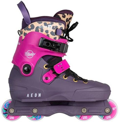 USD Aeon Bladies Fabiola Da Silva Inline Skate in pink/lila, ABEC 9, MYFIT Prime Innenschuh, für Park und Street