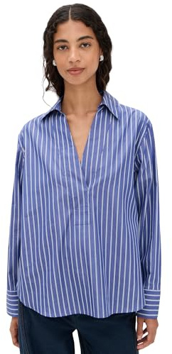 Vince Women's Relaxed Popover L/S Classic (Pack of 1)