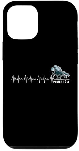 Heartbeat Power Tölt Islandpferd Herzschlag Gangpferd Pferde Hülle für iPhone 12/12 Pro