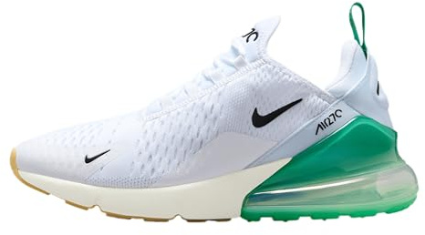 Nike Air Max 270 Women's Shoes (AH6789-125, White/Summit White/Stadium Green/Black), White/Summit White/Stadium Green/Black, 2.5 UK
