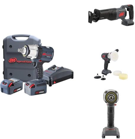 Ingersoll-Rand W7172-K22B-EU Akku Schlagschrauber, 3/4 20V, 2 x BL2022 Li-Ion-Akkus 5,0 Ah und Ladegerät-Satz in 1 Tragekoffer