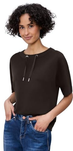Damen Dropped Shoulder Shirt im Silk-Look