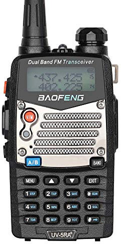 BAOFENG UV-5RA+Plus - Radio Walkie Talkie, Color Negro