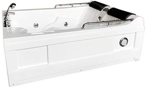 BAIGNOIRE BALNEO MASSANTE Lulu CHROMOTHERAPIE 2 PERSONNES RADIO SPA 175x132cm