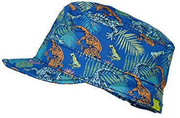 maximo Unisex Baby Hut Sonnenhut, Mehrfarbig (echsen 76), (Herstellergröße: 49)