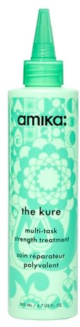 amika The Kure Multi-Task Repair Treatment 200 ml I Pflegendes Treatment für trockenes & geschädigtes Haar I Mit Shea-Butter und Sanddorn I Bond-Technologie I Stärkt & beugt Haarbruch vor