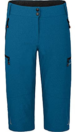 Bergson Vina Capri | Damen 3/4 Radhose (mit gepolsterter Innenhose), robust, elastisch, Blue Sapphire [307], 42 - Damen