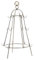 PartyKindom Barbecue Brochette Verticale en Acier Inoxydable Support D'aile De Cuisse De Poulet Support Suspendu pour Grillade De Rôti De Poulet Gril Extérieur Blanche Portable Enfumé