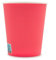 Wellsamed WELLSACUP 100 Stück Pappbecher 180 ml, Rot, geeignet für Heiß- und Kaltgetränke, Coffee to Go, Business, Veranstaltungen, Party