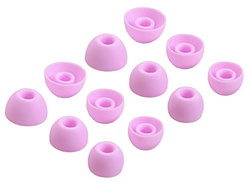 6 Pairs Replacement Earbuds Tips Silicone Eartips Set for Beats Fit Pro Buds Headphones Wireless Fit in Case Ear Tips (Purple)