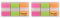 Post-it Index Medium Strong Filing Tabs - Assorted Colour (Pack of 72)