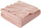 EHEYCIGA Fleece Blanket Dusty Pink Throws for Sofas Fluffy Warm Soft Blanket for Bed Settees Armchairs, Fit All Season, Double Size, 150x200cm