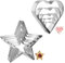 Heart Cookie Cutter Set, 10 PCS Stainless Steel Biscuit Cutters for Baking, Decorating - Valentine's Day, Birthdays, Christmas - Perfect for Cookies, Pastry, Fondant